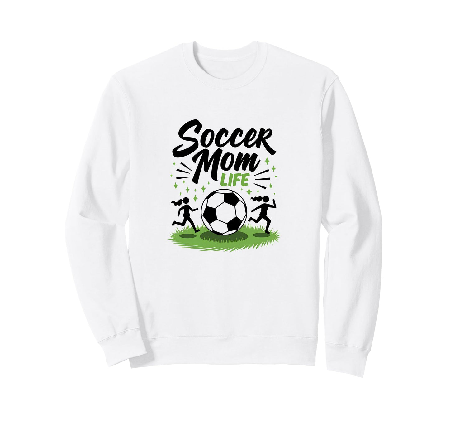 Soccer Mom Life Proud Parent Team Spirit Sweatshirt - Unique Graphic Unisex - T-Shirt, Sweatshirt, Hoodie