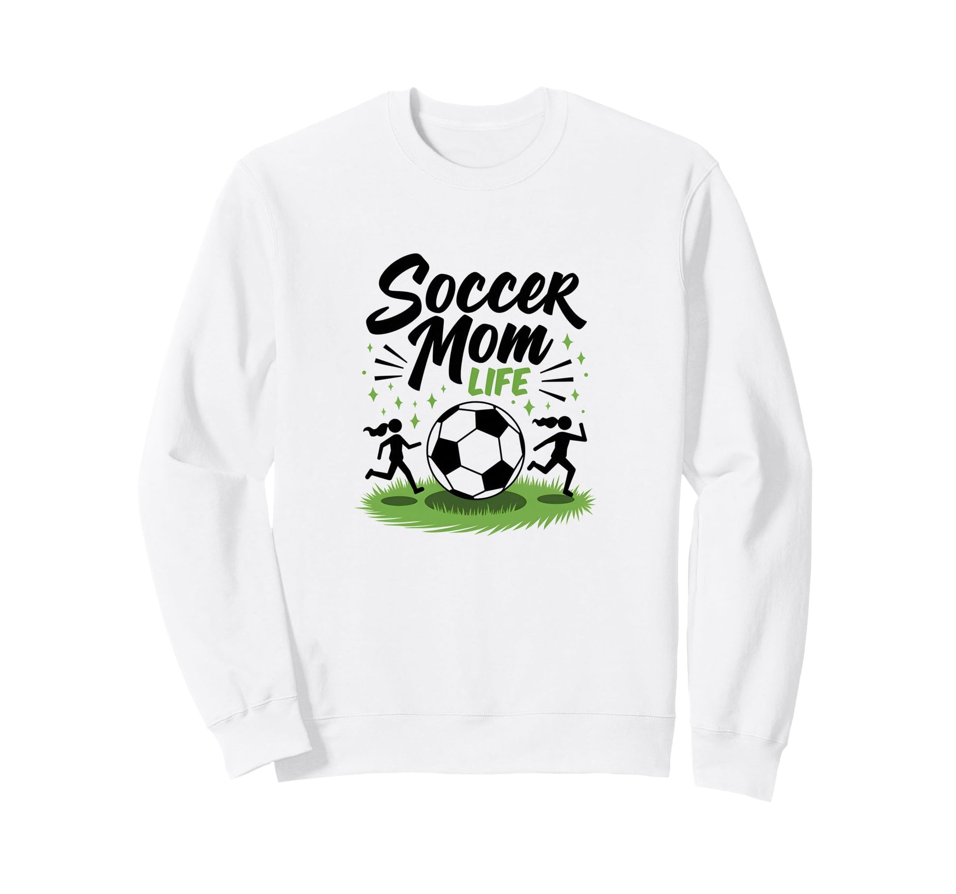 Soccer Mom Life Proud Parent Team Spirit Sweatshirt - Unique Graphic Unisex - T-Shirt, Sweatshirt, Hoodie