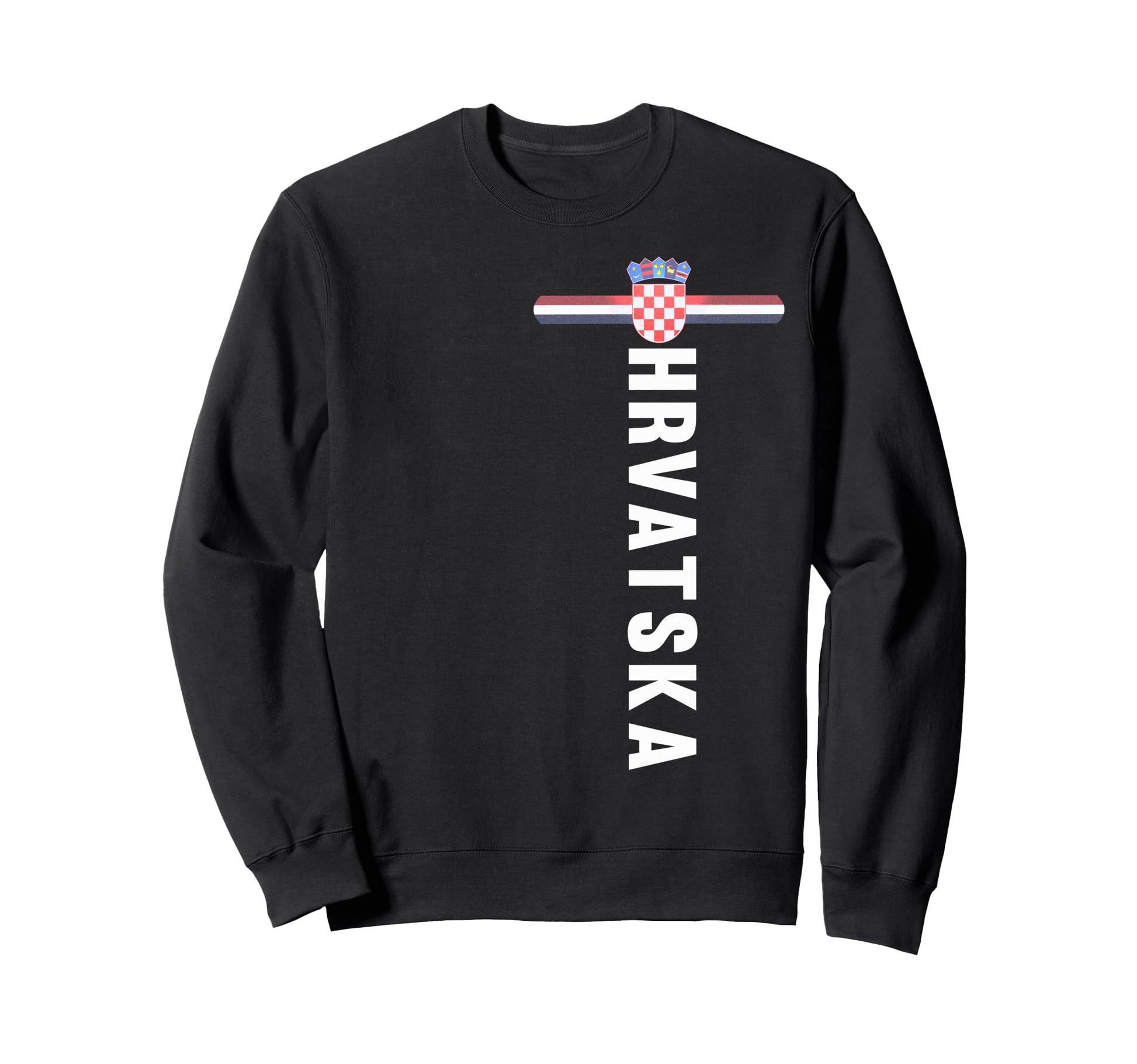 Croatian Language Sports Flag And Sweatshirt - Minimalist Print Unisex - T-Shirt, Sweatshirt, Hoodie