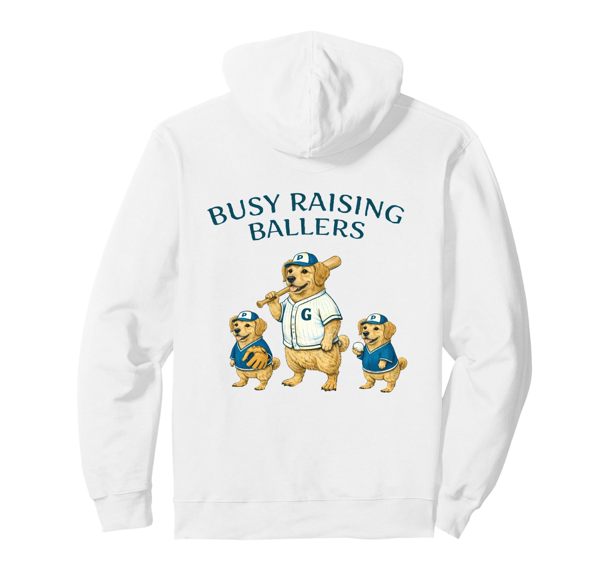 Busy Raising Baller Baseball Softball Mom Hoodie - Trendy Graphic Unisex - T-Shirt, Sweatshirt, Hoodie