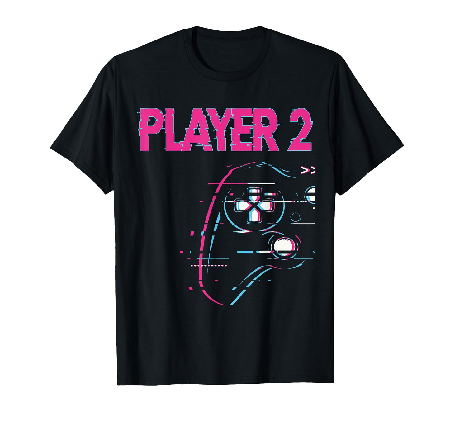 Gamer Couple Player 1 Player 2 T-Shirt - Minimalist Print Men Women - T-Shirt, Sweatshirt, Hoodie