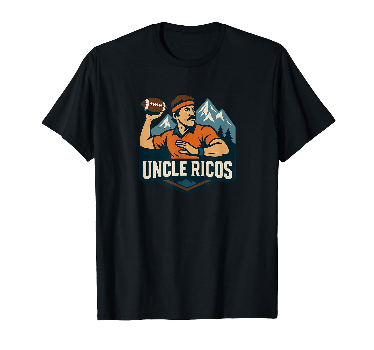 Uncle Ricos Flag Football T-Shirt - Novelty Apparel Men Women - T-Shirt, Sweatshirt, Hoodie