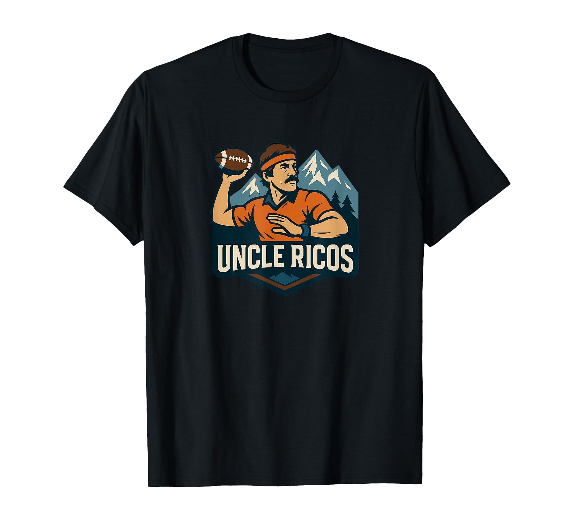 Uncle Ricos Flag Football T-Shirt - Novelty Apparel Men Women - T-Shirt, Sweatshirt, Hoodie