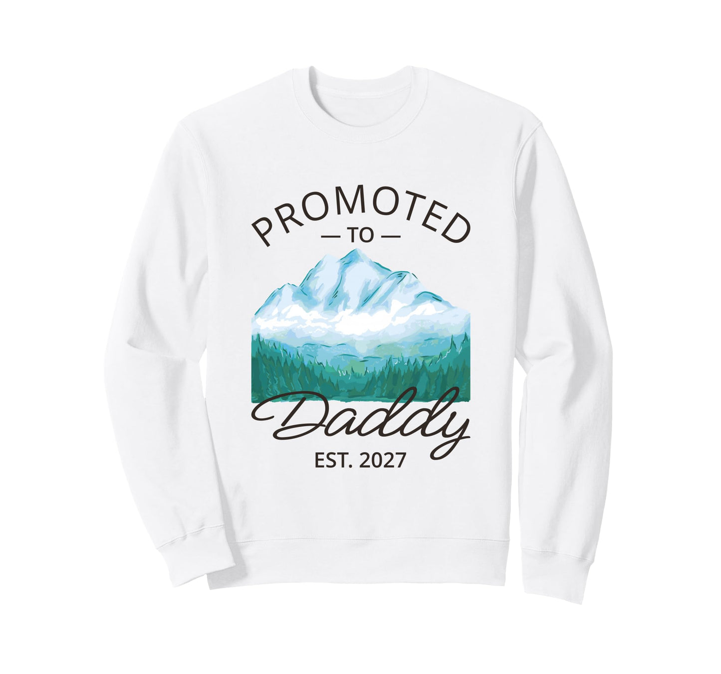 Promoted To Daddy 2027 Sweatshirt - Casual Everyday Wear Men Women - T-Shirt, Sweatshirt, Hoodie