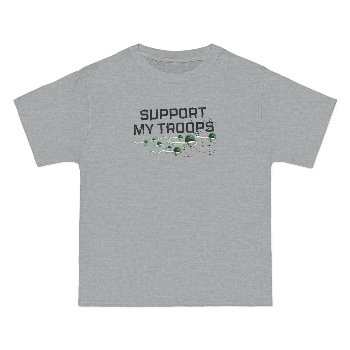 Support My Troops Men's Heavyweight - Adult & Kids T-Shirts, Sweatshirts & Hoodies apparel design preview 3