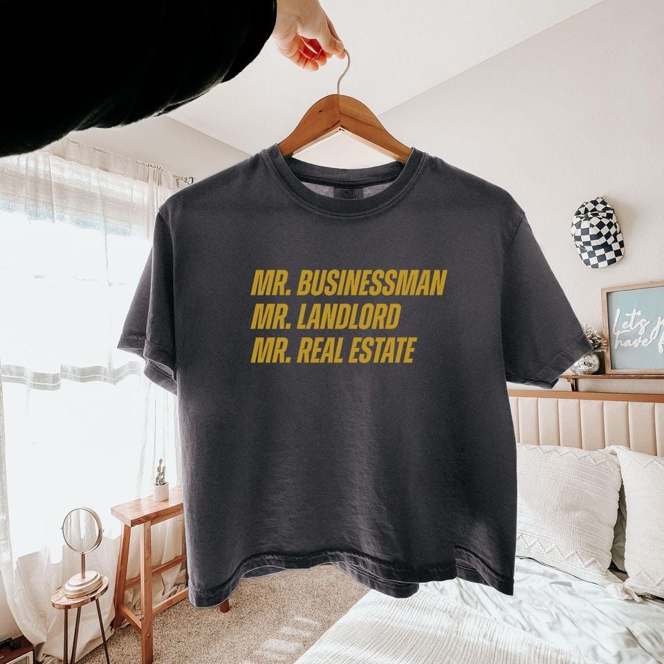Mr. Businessman Mr. Landlord Mr. Real Estate Shirt Ilya Rozanov Heated Rivalry Inspired Comfort ColorsWomens Boxy Tee Hockey MM - T-Shirt, Sweatshirt, Hoodie