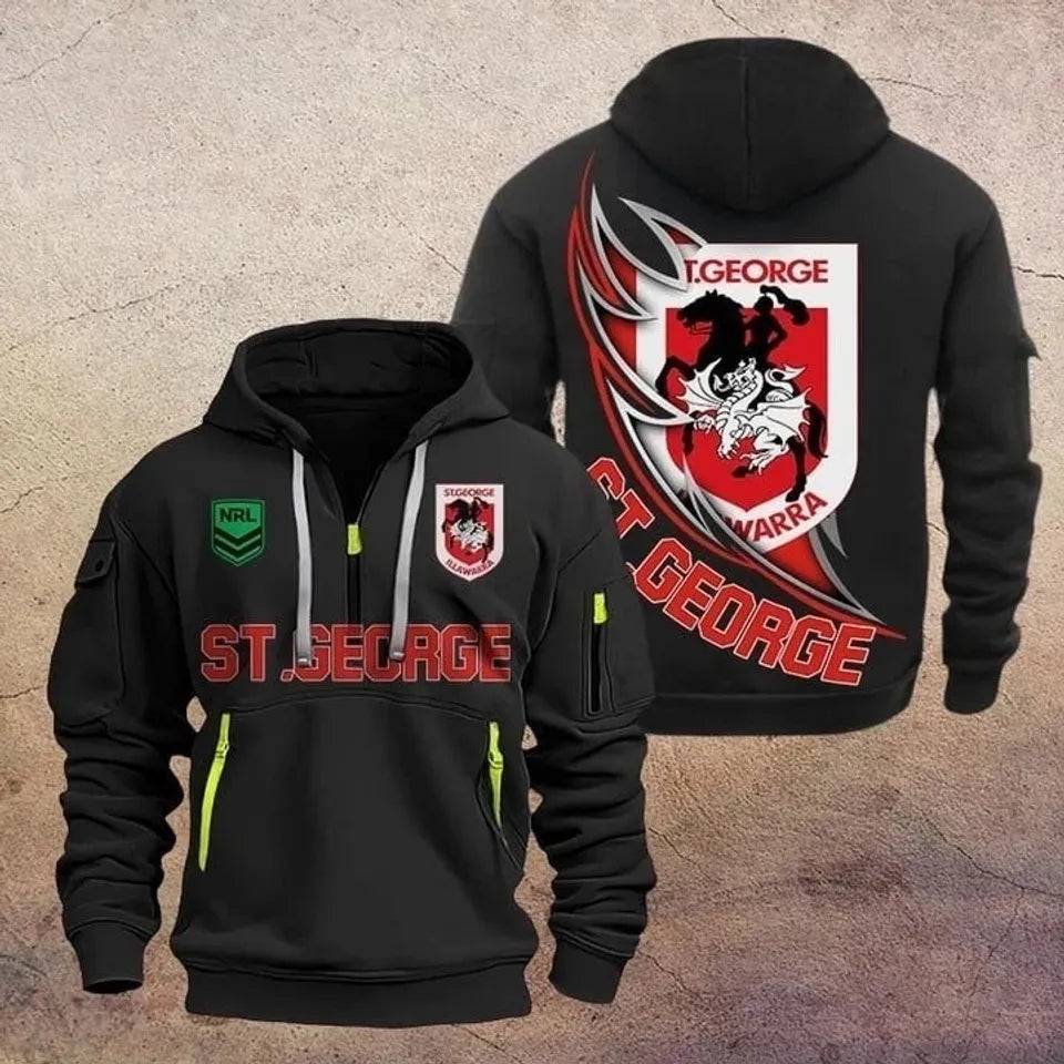 St George Illawarra Dragons Tactical Hoodie Unisex T-shirt, Sweatshirt, Hoodie, Long Sleeve Tee - T-Shirt, Sweatshirt, Hoodie