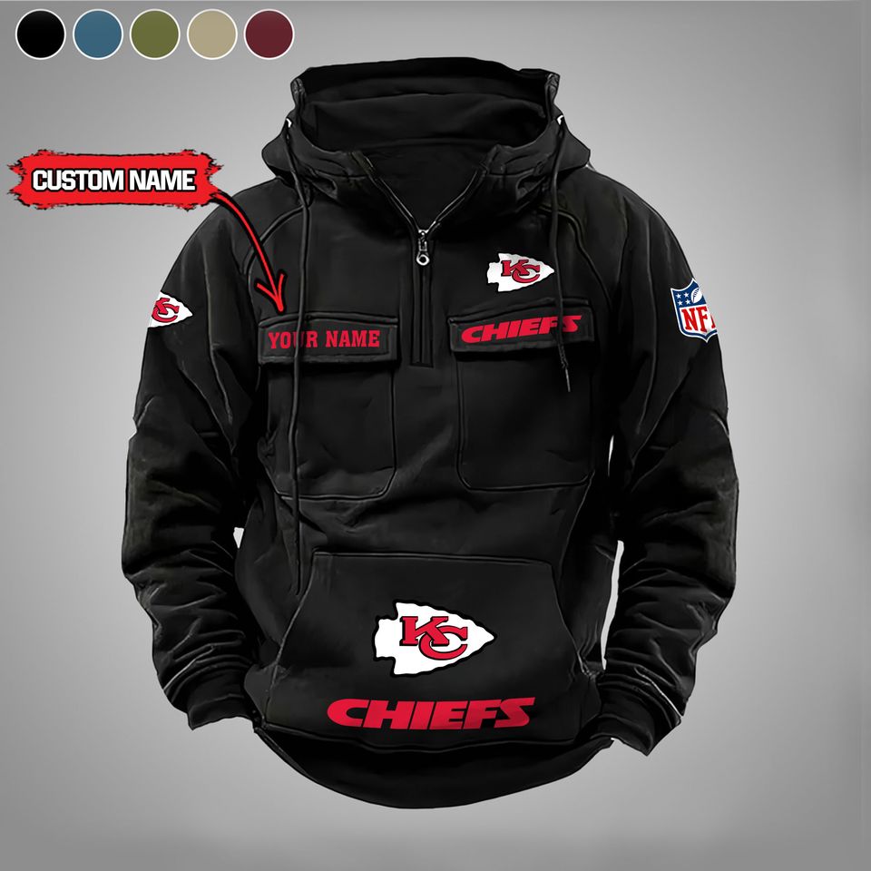 Chiefs Custom Cargo Hoodie Unisex T-shirt, Sweatshirt, Hoodie, Long Sleeve Tee - T-Shirt, Sweatshirt, Hoodie