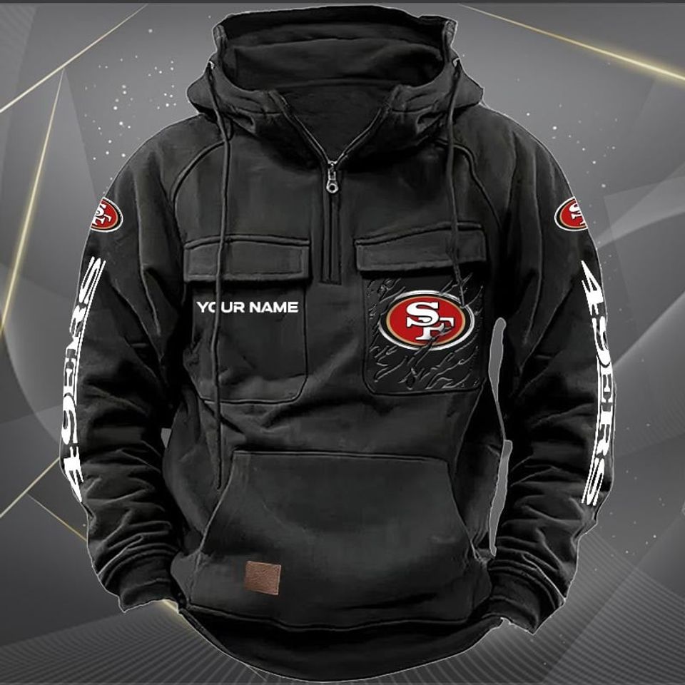 SF 49er Personalized Cargo Hoodie Unisex T-shirt, Sweatshirt, Hoodie, Long Sleeve Tee - T-Shirt, Sweatshirt, Hoodie