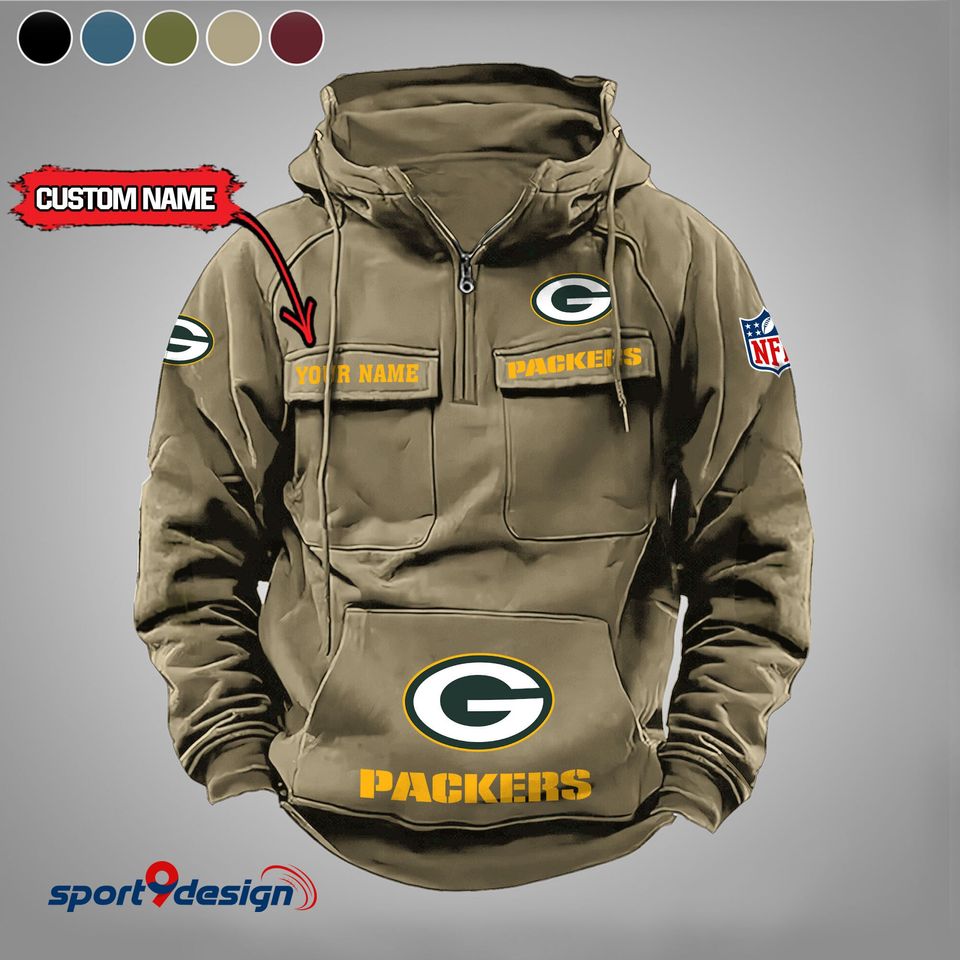 Green Bay Packers Vintage Men Hoodie AZVMHD021 - Sport9Design Unisex T-shirt, Sweatshirt, Hoodie, Long Sleeve Tee - T-Shirt, Sweatshirt, Hoodie