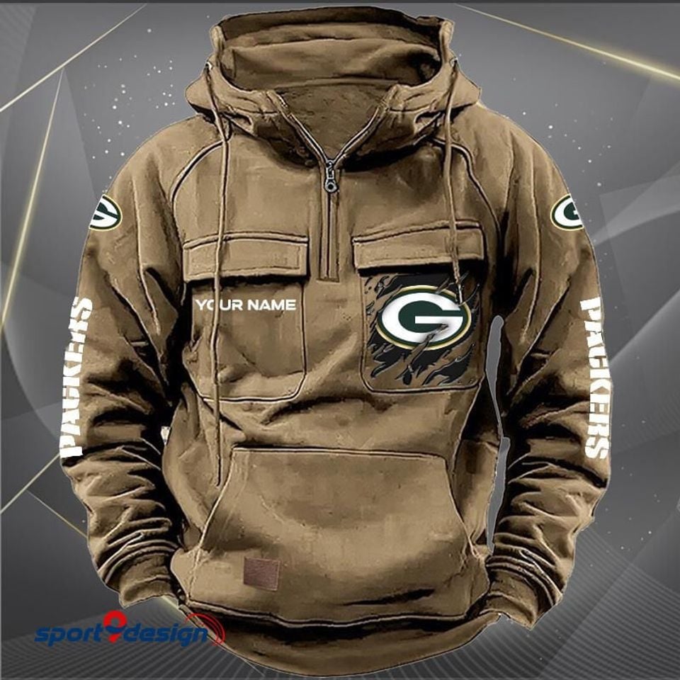 Green Bay Packers Vintage Men Hoodie AZVMHD043 - Sport9Design Unisex T-shirt, Sweatshirt, Hoodie, Long Sleeve Tee - T-Shirt, Sweatshirt, Hoodie