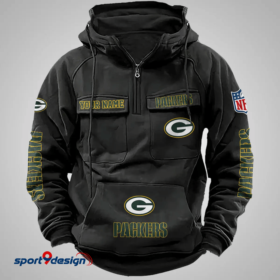 Green Bay Packers Vintage Men Hoodie AZVMHD104 - Sport9Design Unisex T-shirt, Sweatshirt, Hoodie, Long Sleeve Tee - T-Shirt, Sweatshirt, Hoodie