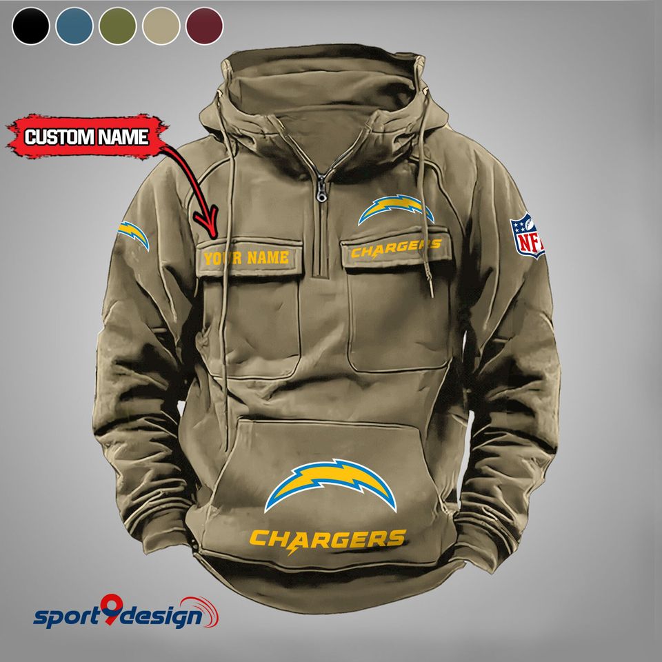 Los Angeles Chargers Vintage Men Hoodie AZVMHD003 - Sport9Design Unisex T-shirt, Sweatshirt, Hoodie, Long Sleeve Tee - T-Shirt, Sweatshirt, Hoodie