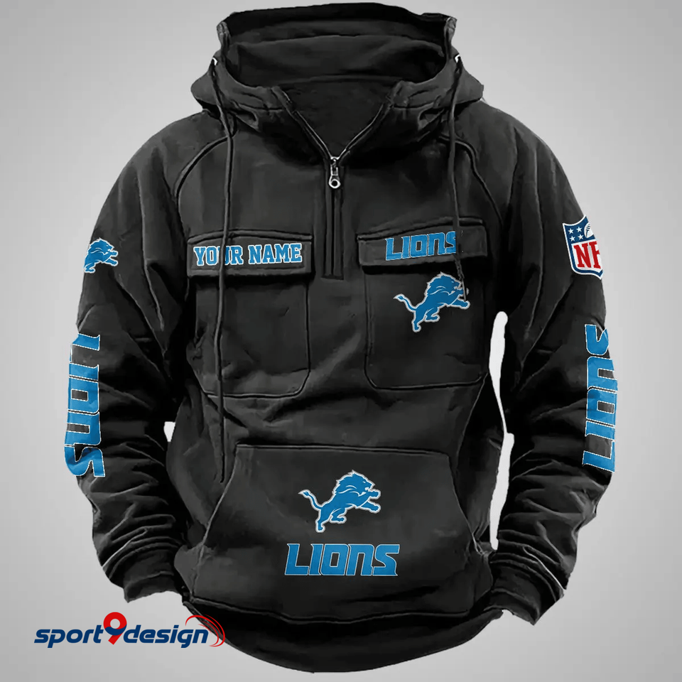 Detroit Lions Vintage Men Hoodie AZVMHD103 - Sport9Design Unisex T-shirt, Sweatshirt, Hoodie, Long Sleeve Tee - T-Shirt, Sweatshirt, Hoodie