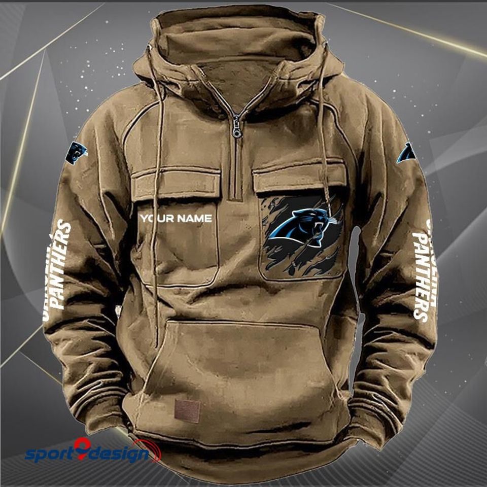 Carolina Panthers Vintage Men Hoodie AZVMHD036 - Sport9Design Unisex T-shirt, Sweatshirt, Hoodie, Long Sleeve Tee - T-Shirt, Sweatshirt, Hoodie
