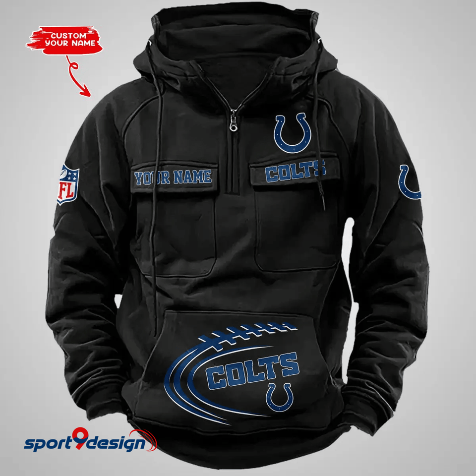 Indianapolis Colts Custom Cargo Hoodie, Gift For Fan Unisex T-shirt, Sweatshirt, Hoodie, Long Sleeve Tee - T-Shirt, Sweatshirt, Hoodie