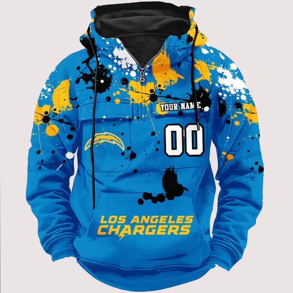 Los Angeles Chargers Classic Revival 3D Hoodie SPTVCSH275 - Sport9Design Unisex T-shirt, Sweatshirt, Hoodie, Long Sleeve Tee - T-Shirt, Sweatshirt, Hoodie