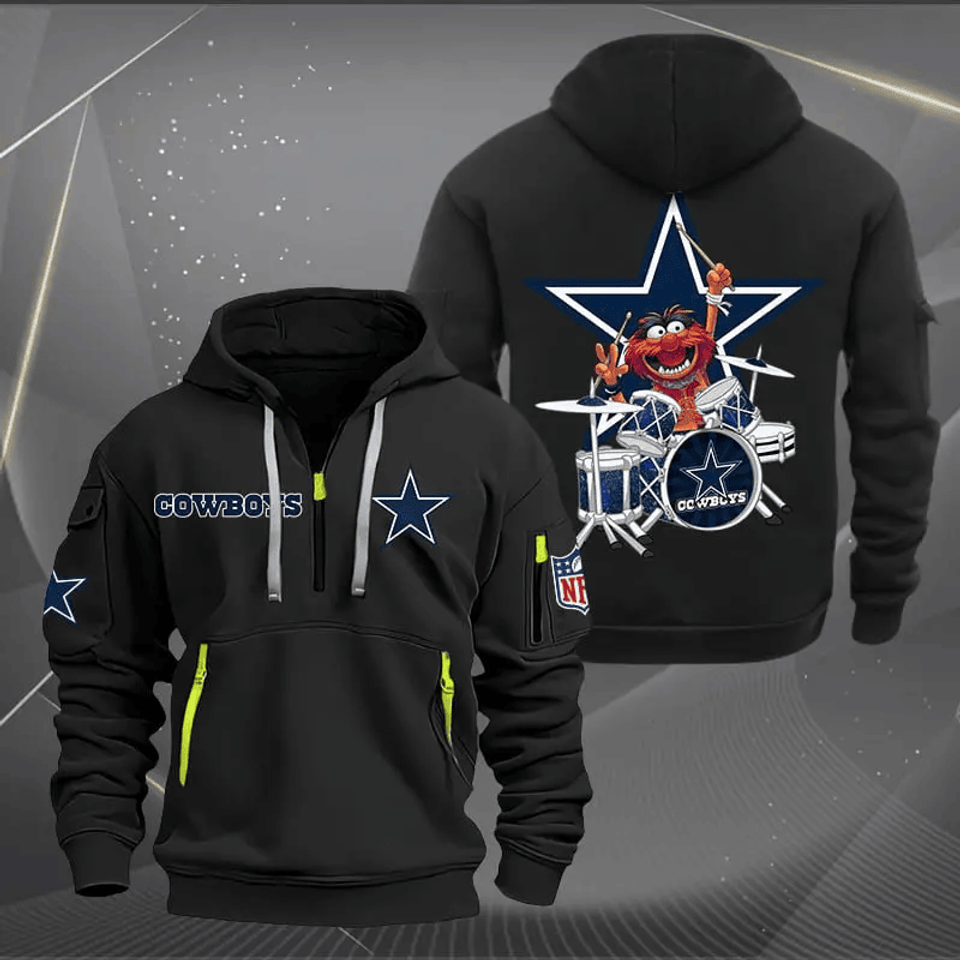 Dallas Cowboys NNHT1239 Zip Hoodie Multicolor 2024 Edition - Sport9Design Unisex T-shirt, Sweatshirt, Hoodie, Long Sleeve Tee - T-Shirt, Sweatshirt, Hoodie
