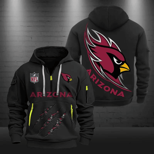 Arizonna Cardinals DMHT0373 Zip Hoodie Multicolor 2024 Edition - Sport9Design Unisex T-shirt, Sweatshirt, Hoodie, Long Sleeve Tee - T-Shirt, Sweatshirt, Hoodie