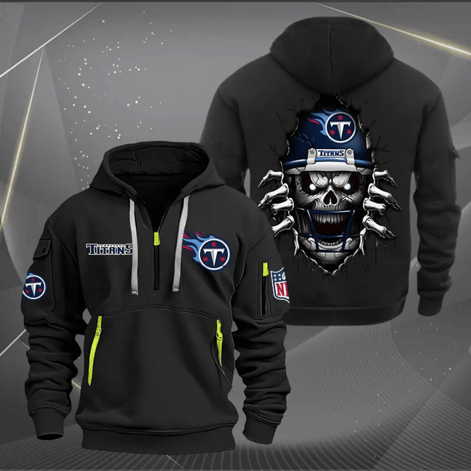 Tennessee Titans NNHT1294 Zip Hoodie Multicolor 2024 Edition - Sport9Design Unisex T-shirt, Sweatshirt, Hoodie, Long Sleeve Tee - T-Shirt, Sweatshirt, Hoodie
