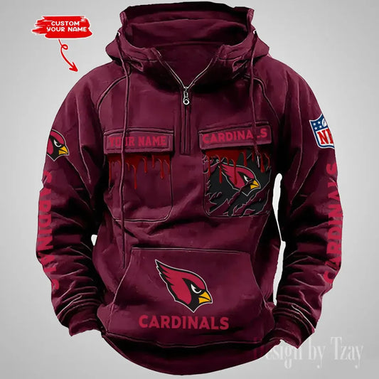 Arizonna Cardinals Custom Vintage Hoodie For Men Unisex T-shirt, Sweatshirt, Hoodie, Long Sleeve Tee - T-Shirt, Sweatshirt, Hoodie