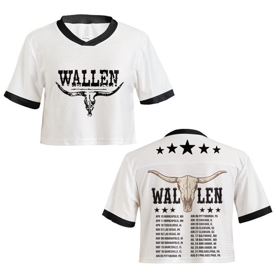 Wallen Western 2026 Tour Baseball Jersey Still The Problem Country Music Shirt baseball jersey product view 1
