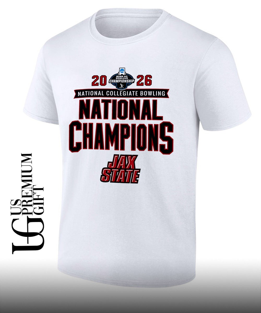 Jacksonville State Gamecocks 2026 NCAA Bowling National Champions shirt Unisex T-shirt, Sweatshirt, Hoodie, Long Sleeve Tee - T-Shirt, Sweatshirt, Hoodie