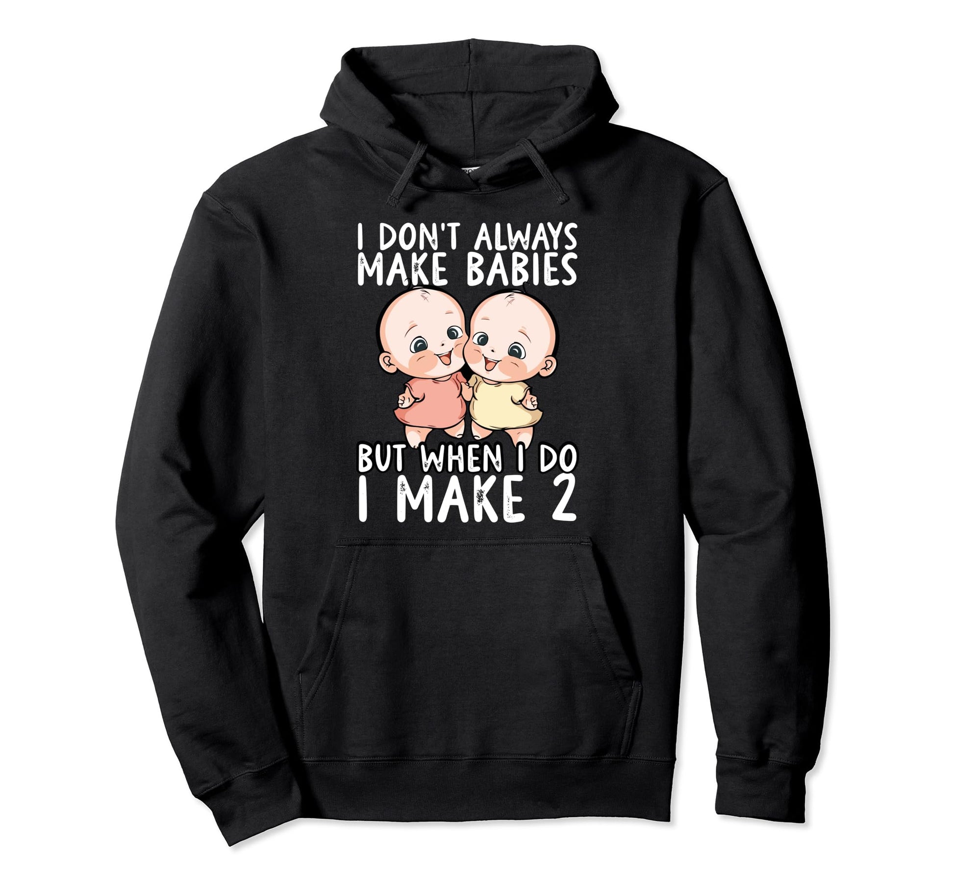 Dad Twins Fathers Day Best Dad Ever Hoodie - Graphic Print for Adults - T-Shirt, Sweatshirt, Hoodie