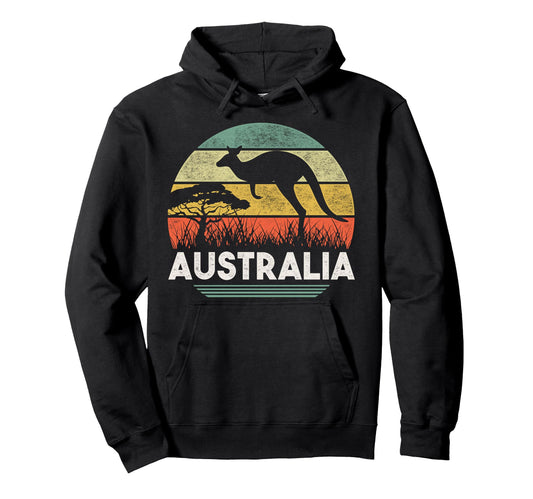 Australia Day Funny Australian Kangaroo Hoodie - Custom Art Print Men Women - T-Shirt, Sweatshirt, Hoodie
