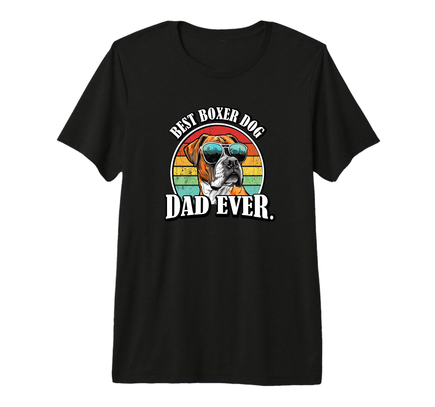Funny Mens Best Dad Boxer Dog Lover T-Shirt - Streetwear Style for Adults - T-Shirt, Sweatshirt, Hoodie