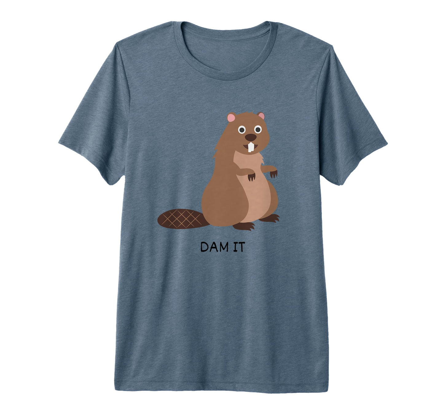 Funny Dam It Beaver Dad Joke T-Shirt - Graphic Print Men Women - T-Shirt, Sweatshirt, Hoodie