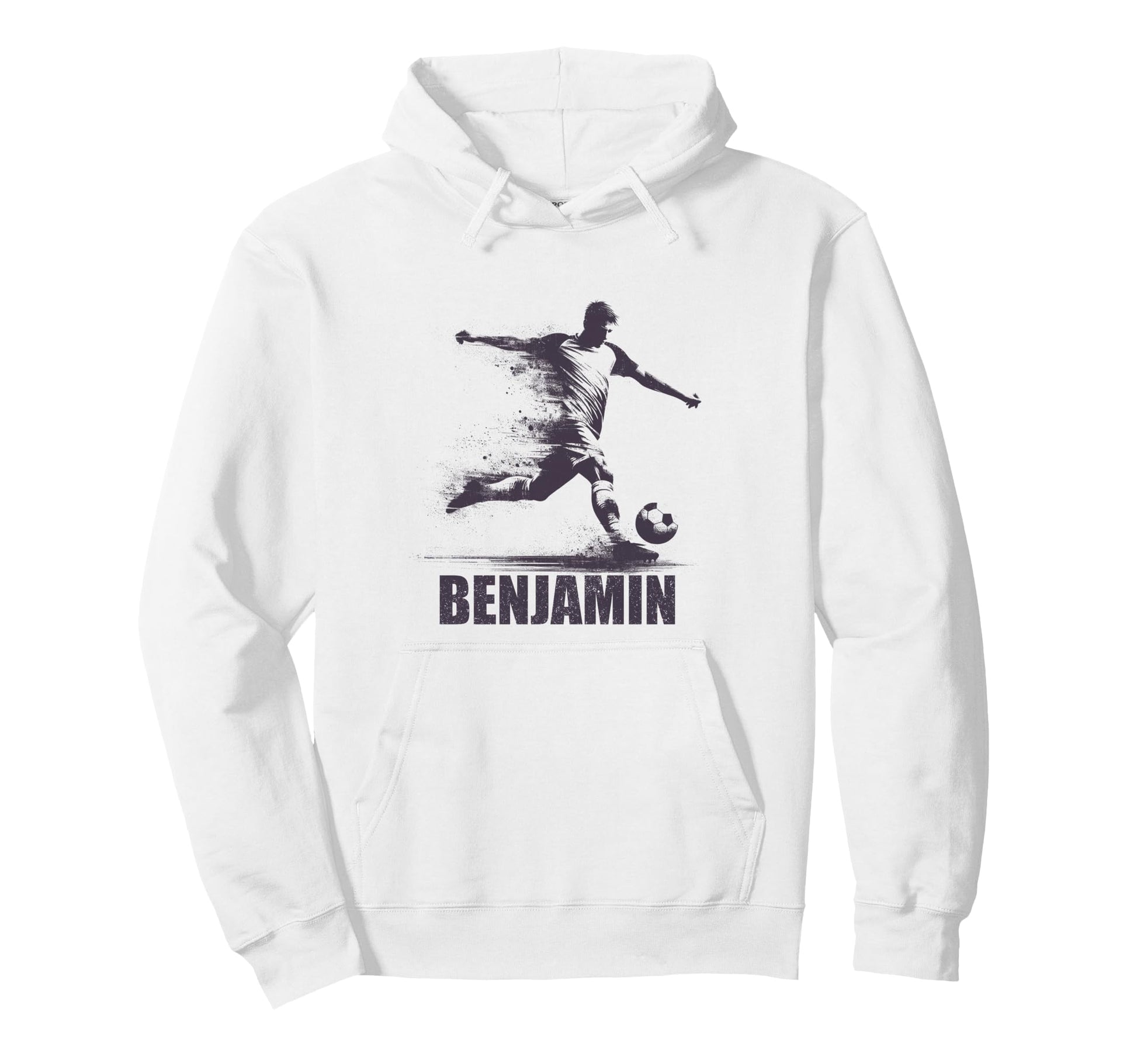 Benjamin Soccer Personalized First Hoodie - Aesthetic Graphic Men Women - T-Shirt, Sweatshirt, Hoodie