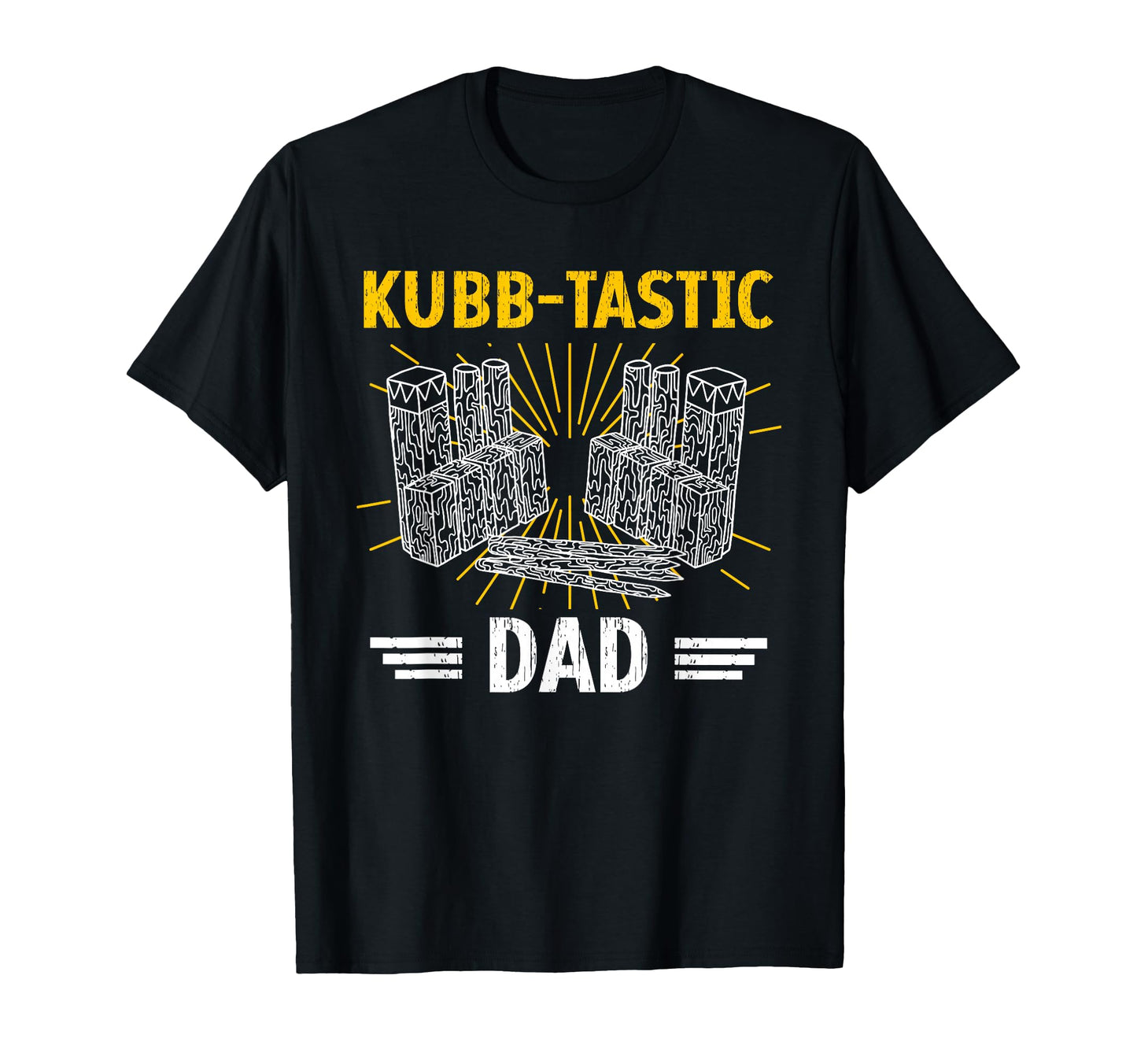 Nordic Outdoor Lawn Game Kubbtastic Dad T-Shirt - Graphic Print for Adults - T-Shirt, Sweatshirt, Hoodie