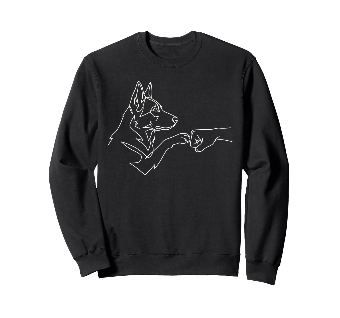 German Dog Tees Dog Mom Dad Sweatshirt - Minimalist Print Men Women - T-Shirt, Sweatshirt, Hoodie