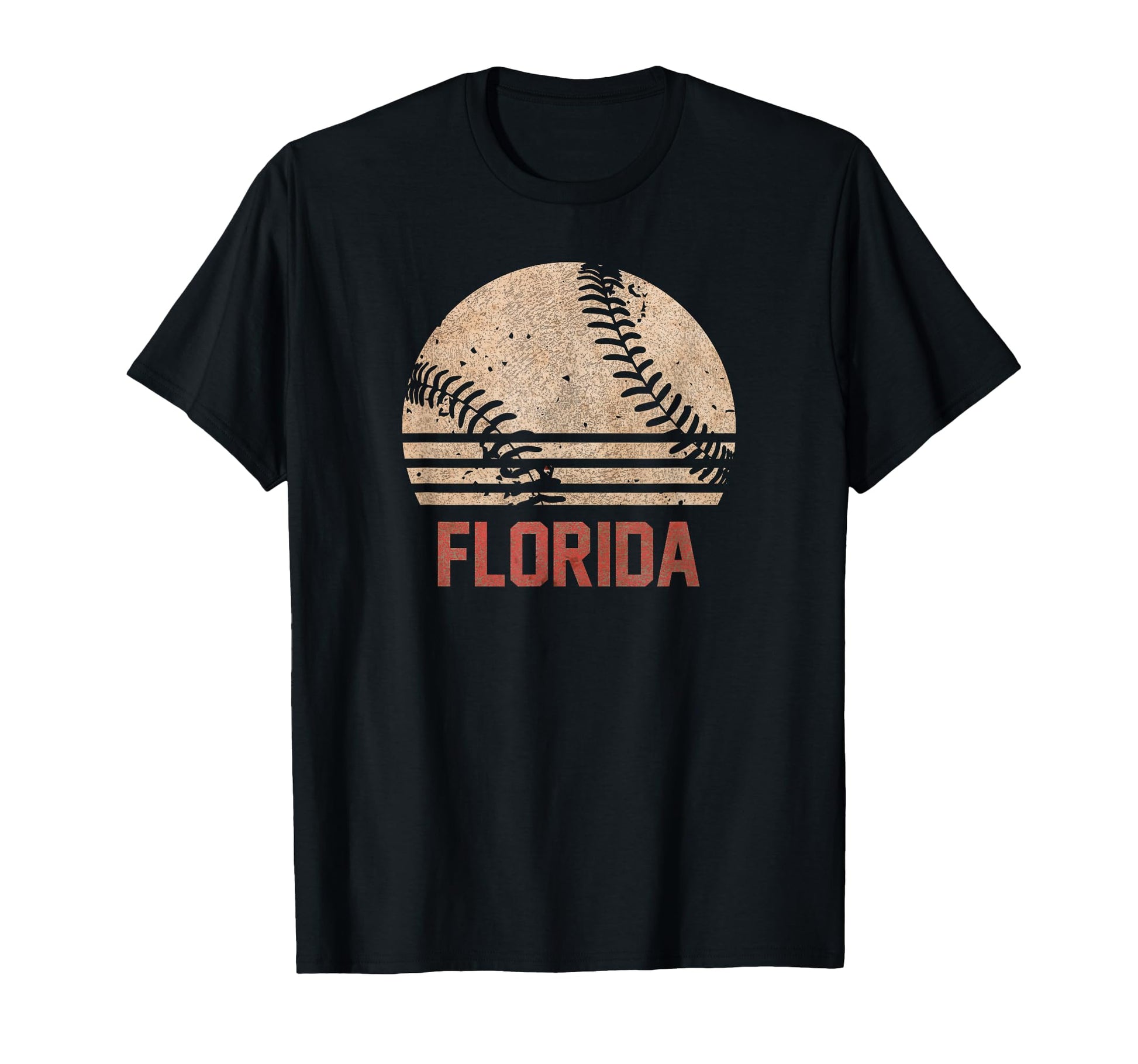 Baseball Florida Softball Gift T-Shirt - Minimalist Print for Adults - T-Shirt, Sweatshirt, Hoodie
