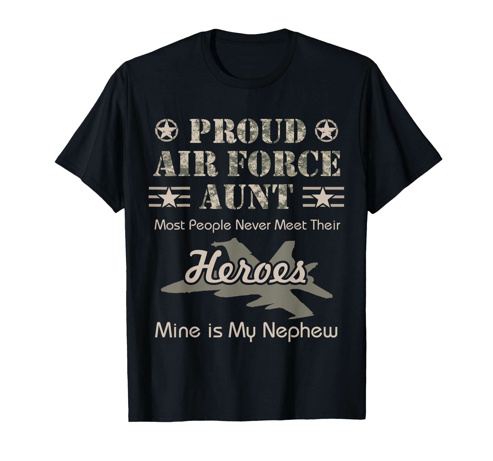Proud Air Force Aunt T-Shirt - Novelty Apparel for Adults - T-Shirt, Sweatshirt, Hoodie
