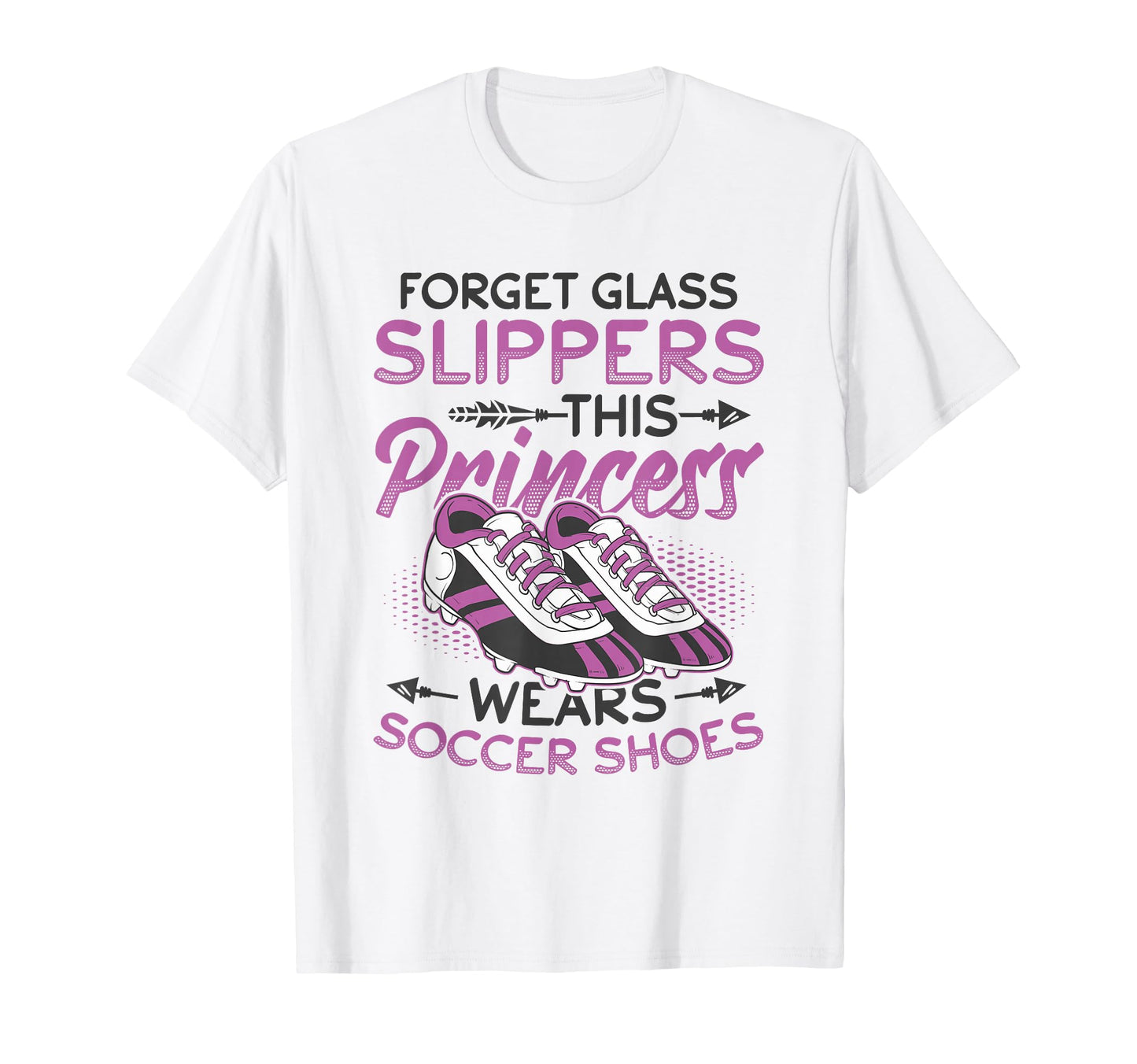 Princess Wears Soccer Shoes Female T-Shirt - Unique Graphic for Adults - T-Shirt, Sweatshirt, Hoodie