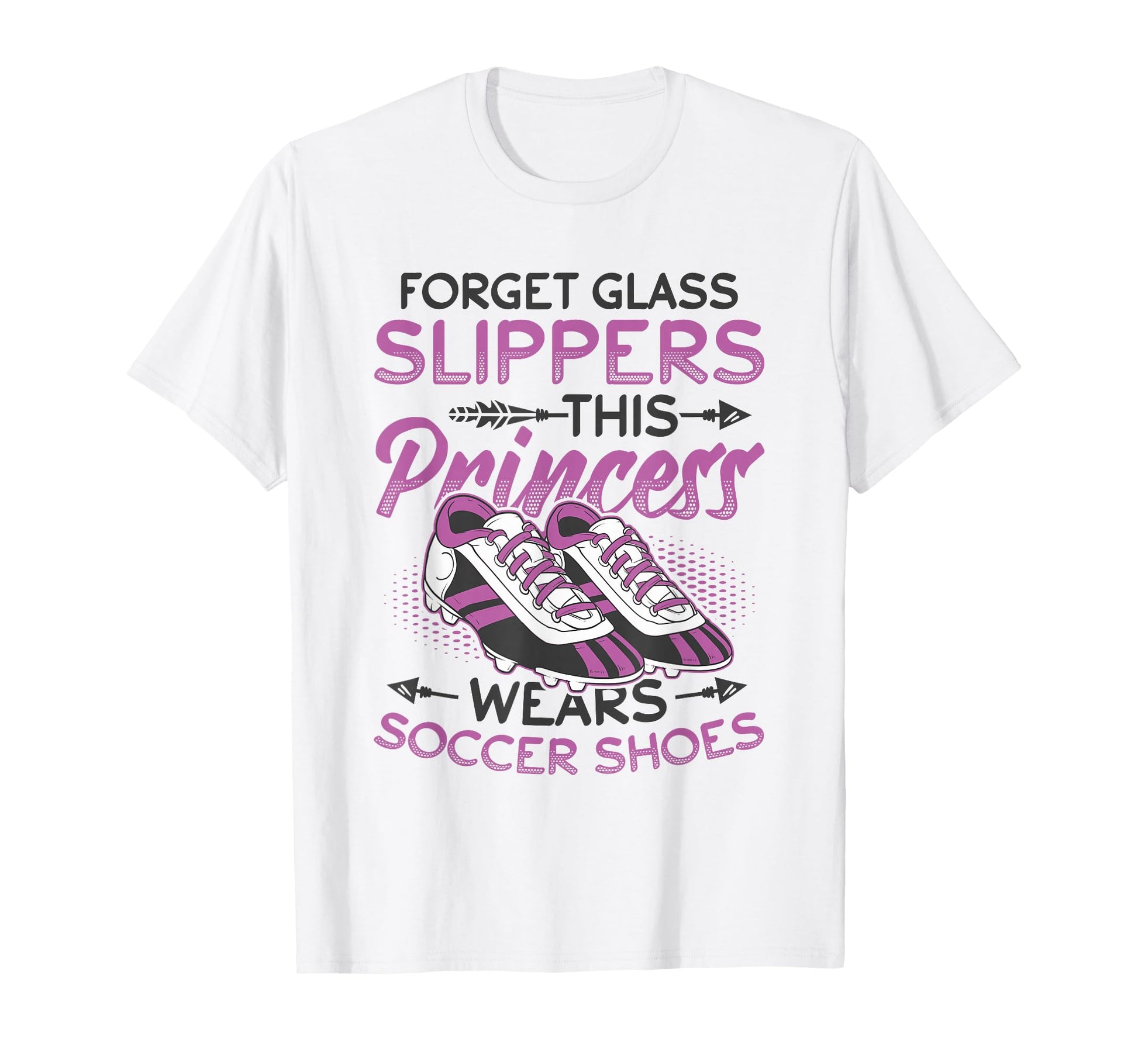 Princess Wears Soccer Shoes Female T-Shirt - Unique Graphic for Adults - T-Shirt, Sweatshirt, Hoodie