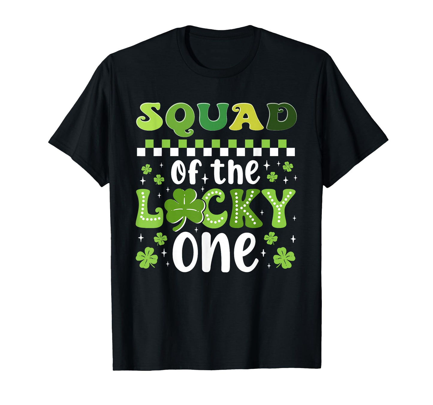 Squad Lucky One First Birthday St Patricks T-Shirt - Unique Graphic Unisex - T-Shirt, Sweatshirt, Hoodie