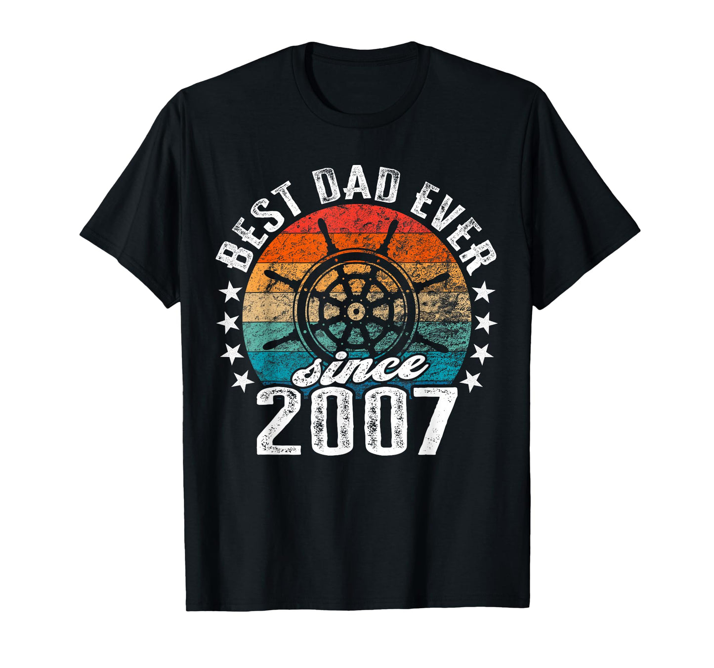 Best Dad World No Joke Dad Since 2007 T-Shirt - Graphic Print for Adults - T-Shirt, Sweatshirt, Hoodie