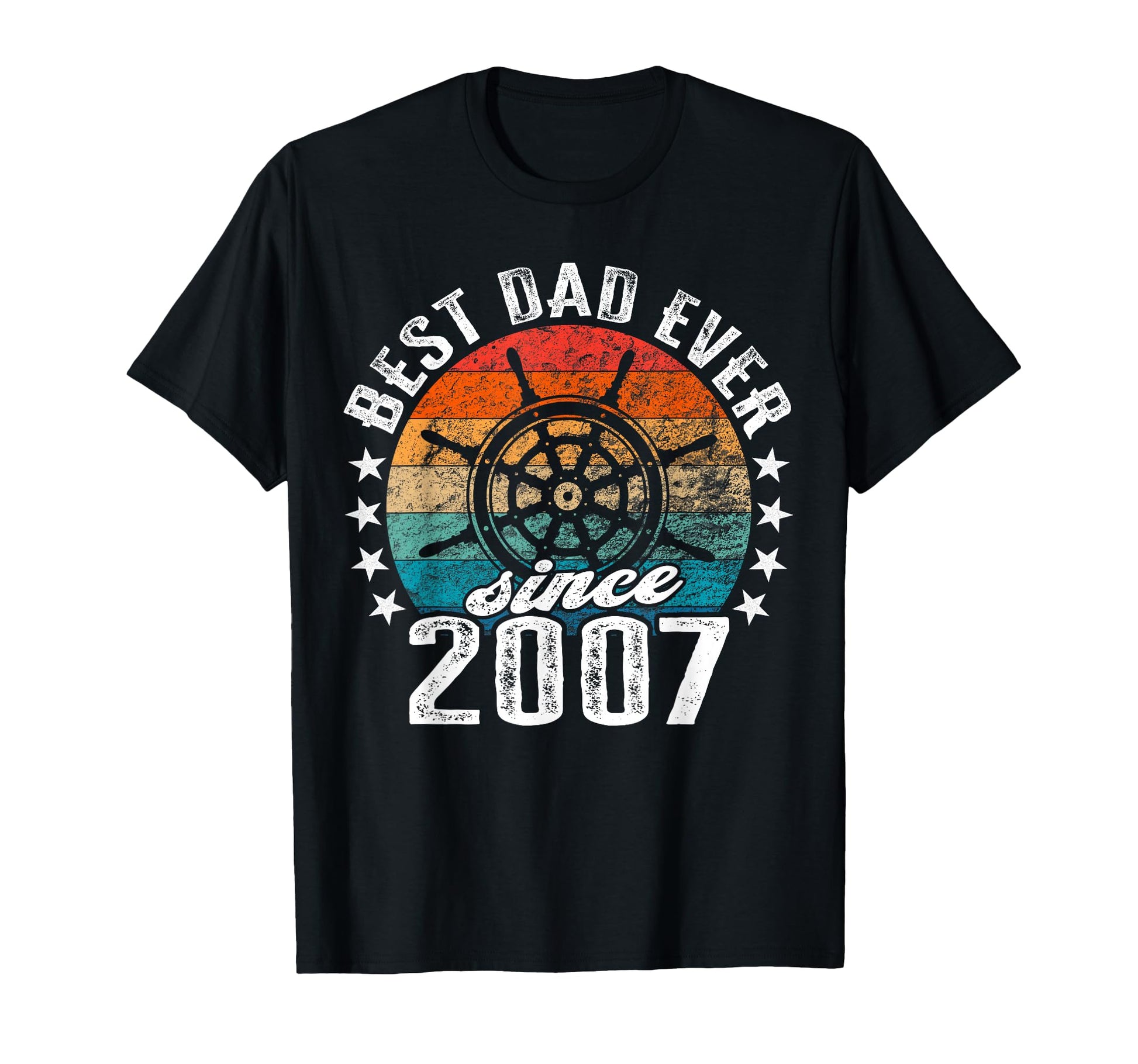 Best Dad World No Joke Dad Since 2007 T-Shirt - Graphic Print for Adults - T-Shirt, Sweatshirt, Hoodie