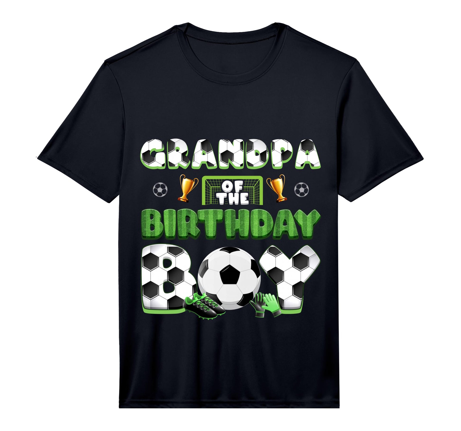 Grandpa Birthday Soccer Group Family T-Shirt - Trendy Graphic Unisex - T-Shirt, Sweatshirt, Hoodie