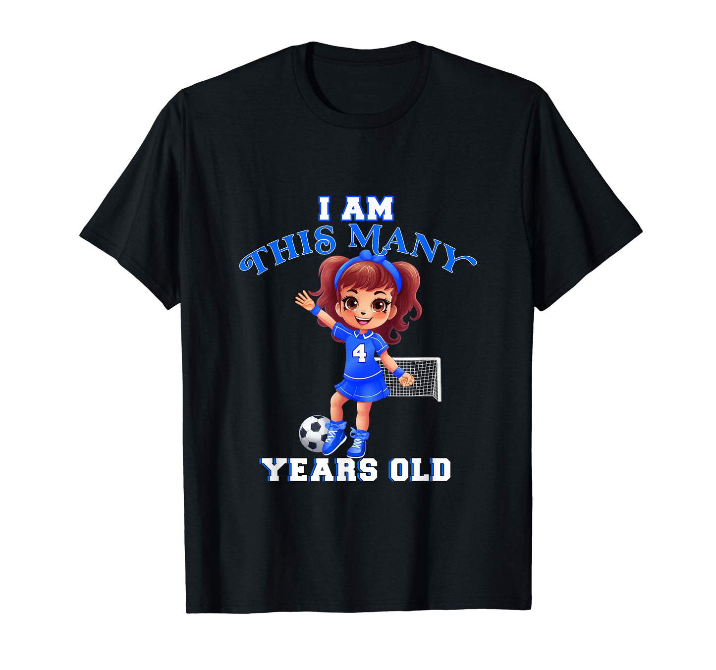 Soccer Player Four Year Old 4Th T-Shirt - Casual Everyday Wear Men Women - T-Shirt, Sweatshirt, Hoodie
