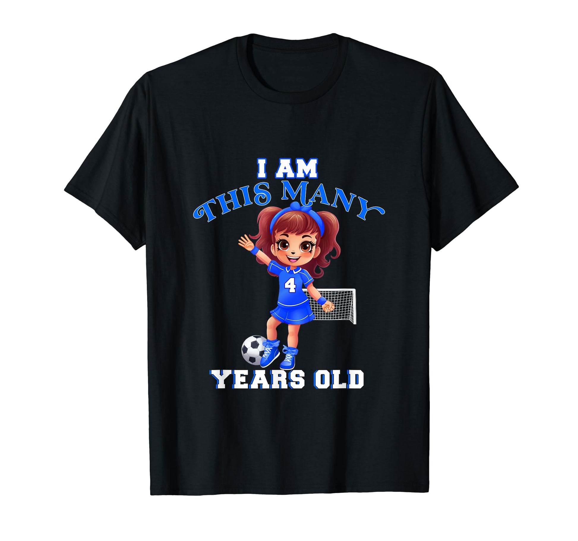 Soccer Player Four Year Old 4Th T-Shirt - Casual Everyday Wear Men Women - T-Shirt, Sweatshirt, Hoodie