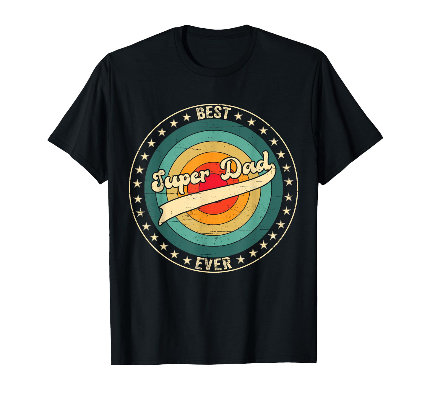 Best Dad Super Dad Ever Fathers Day Daddy T-Shirt - Unique Graphic Unisex - T-Shirt, Sweatshirt, Hoodie