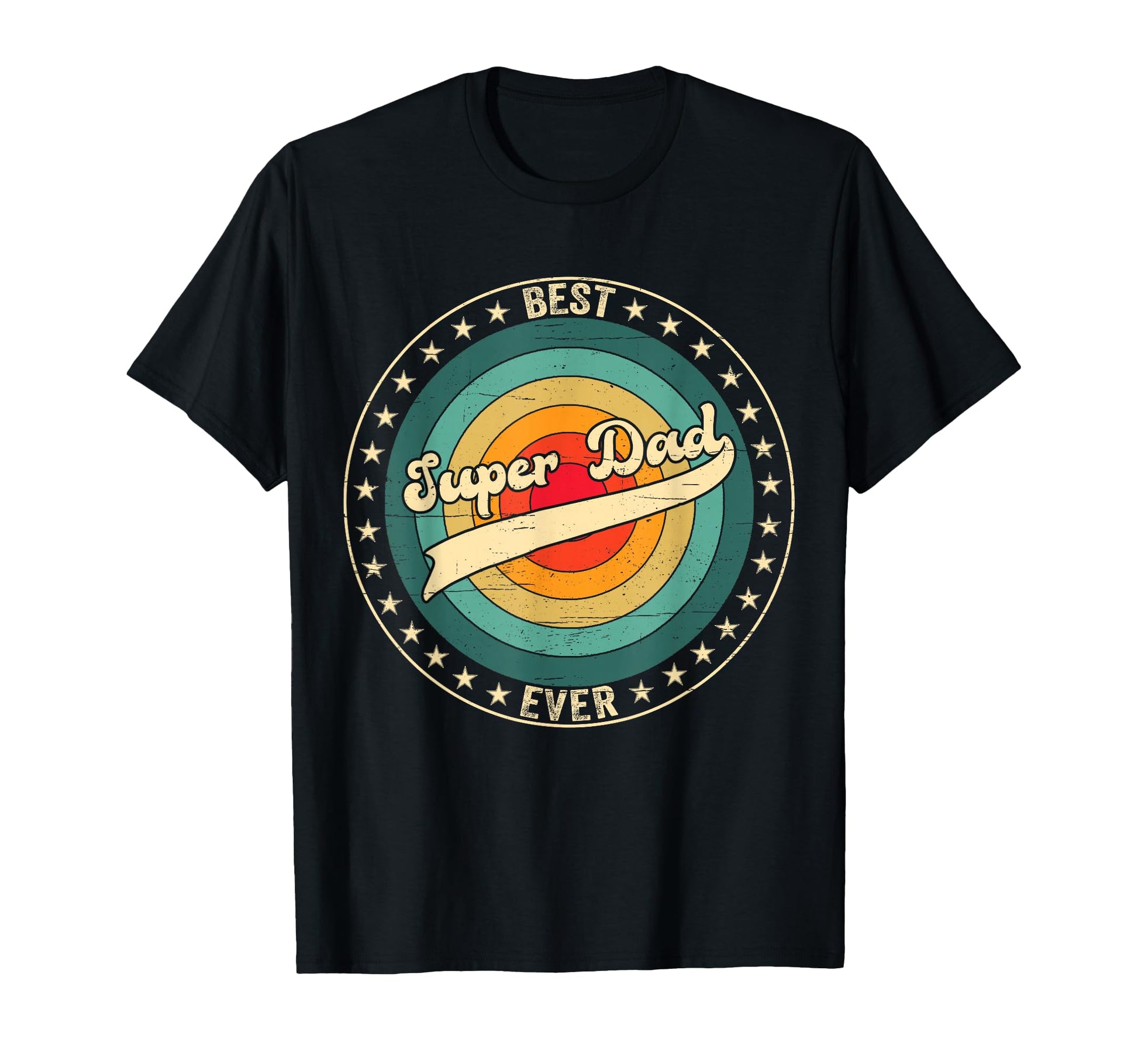 Best Dad Super Dad Ever Fathers Day Daddy T-Shirt - Unique Graphic Unisex - T-Shirt, Sweatshirt, Hoodie