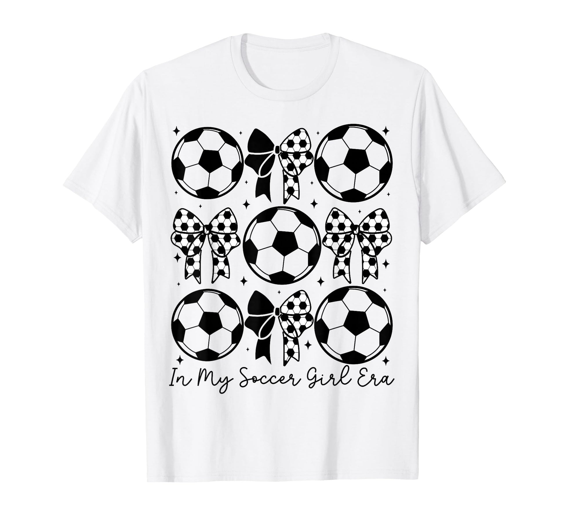 My Soccer Era Bow Soccer Player T-Shirt - Aesthetic Graphic for Adults - T-Shirt, Sweatshirt, Hoodie