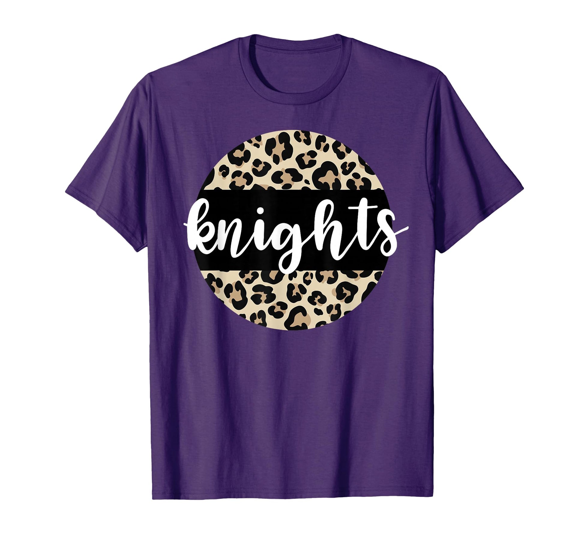 Leopard Knights Team Mascot School T-Shirt - Minimalist Print for Adults - T-Shirt, Sweatshirt, Hoodie