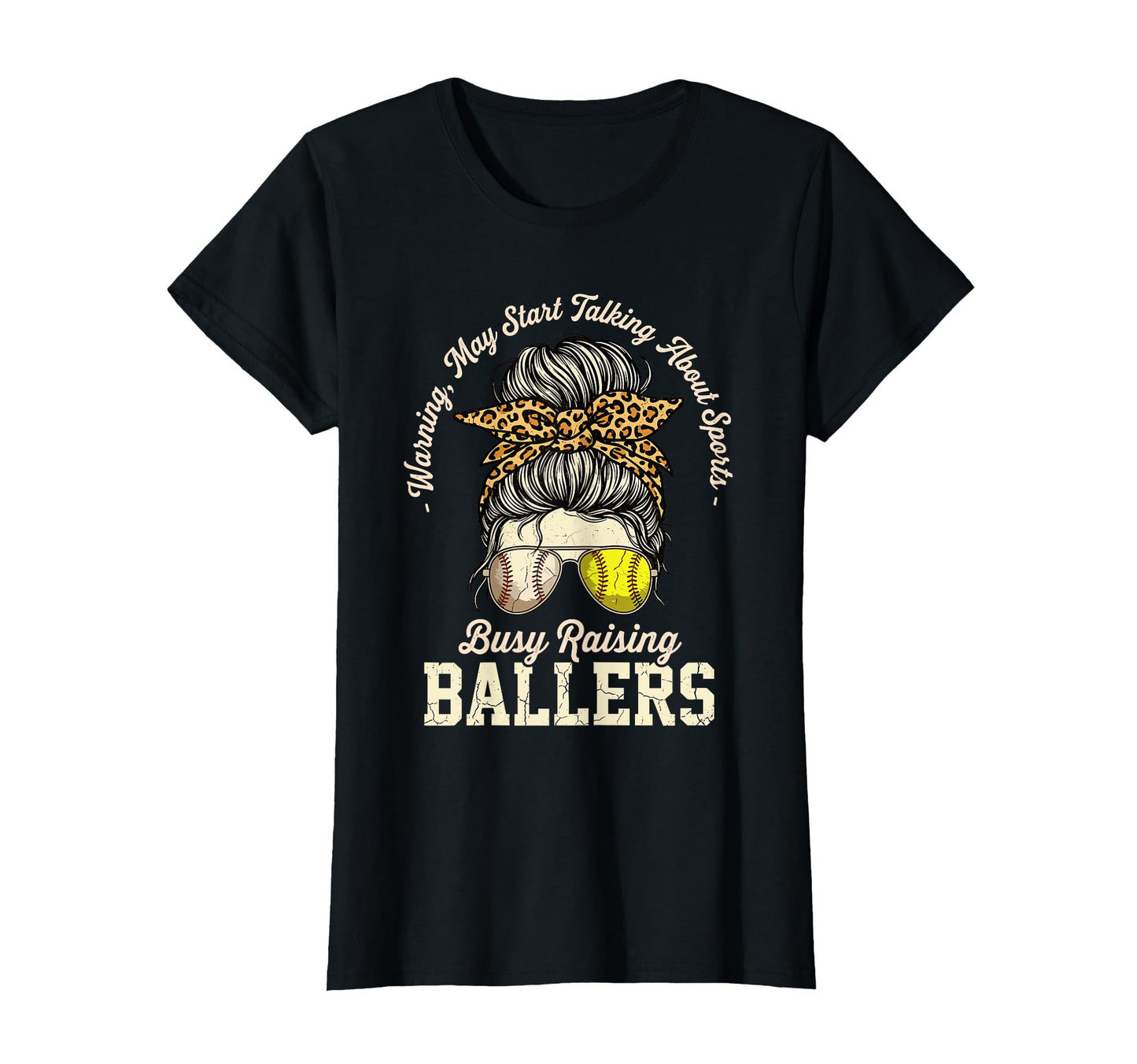 Sports Mom Softball Baseball Parent T-Shirt - Minimalist Print Unisex - T-Shirt, Sweatshirt, Hoodie