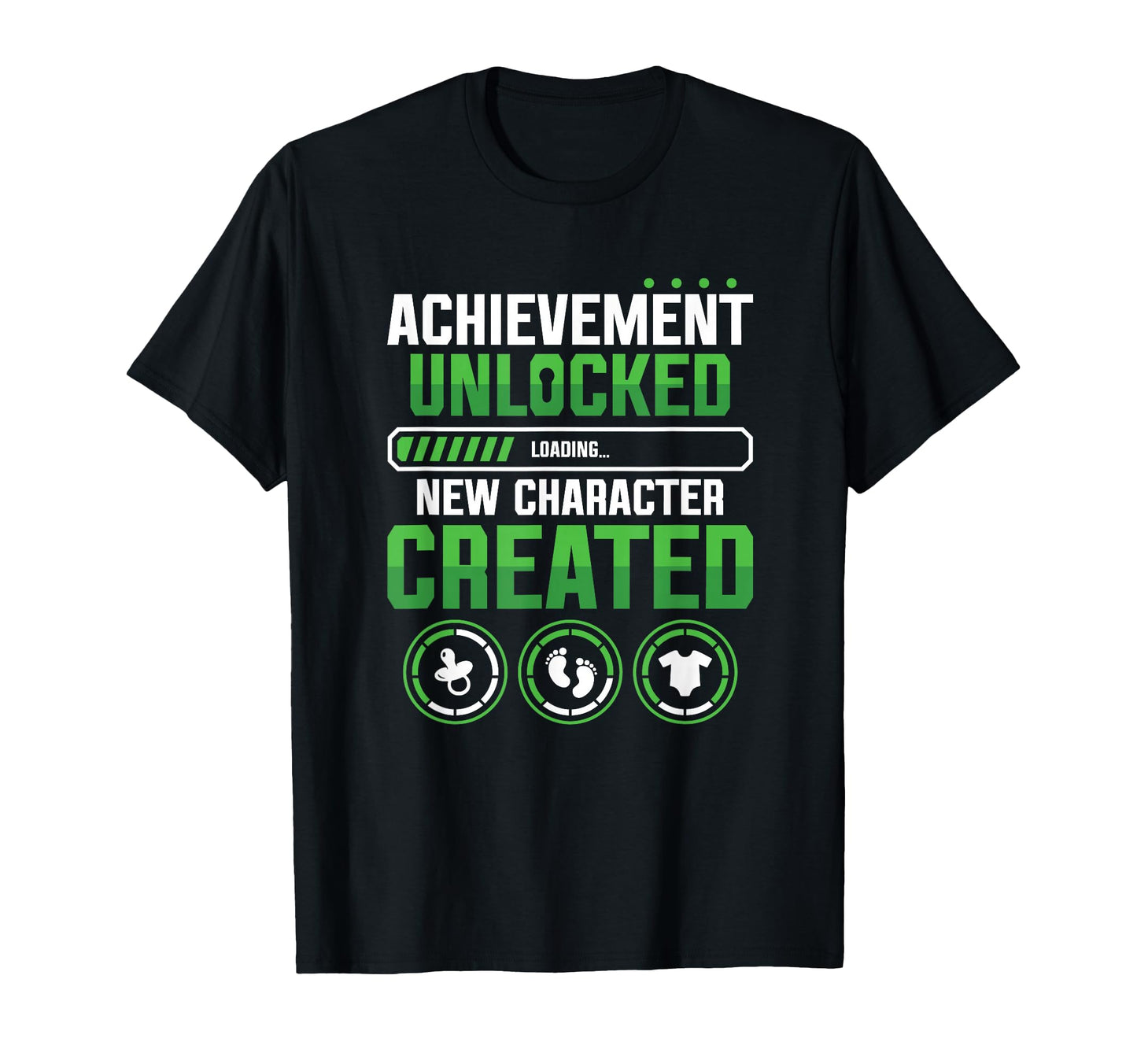 New Character Created Gamer Pregnancy T-Shirt - Novelty Apparel for Adults - T-Shirt, Sweatshirt, Hoodie
